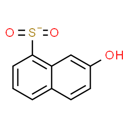 ChemSpider 2D Image | 8-sulfinatonaphthalen-2-ol | C10H7O3S