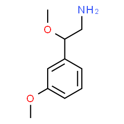 ChemSpider 2D Image | 2-Methoxy-2-(3-methoxyphenyl)ethanamine | C10H15NO2