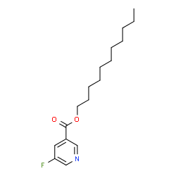 ChemSpider 2D Image | Undecyl 5-fluoronicotinate | C17H26FNO2