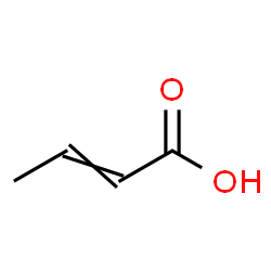 ChemSpider 2D Image | But-2-enoic acid | C4H6O2