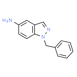 ChemSpider 2D Image | 1-Benzyl-1H-indazol-5-amine | C14H13N3