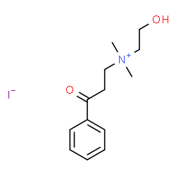 ChemSpider 2D Image | N-(2-Hydroxyethyl)-N,N-dimethyl-3-oxo-3-phenyl-1-propanaminium iodide | C13H20INO2