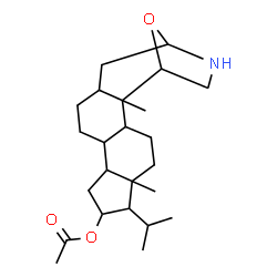 ChemSpider 2D Image | O~16~-Acetyl-17-isopropylsamandarine | C24H39NO3