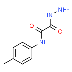 ChemSpider 2D Image | 2-Hydrazino-N-(4-methylphenyl)-2-oxoacetamide | C9H11N3O2