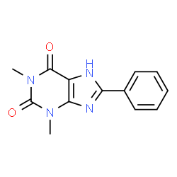 ChemSpider 2D Image | 8-Phenyltheophylline | C13H12N4O2