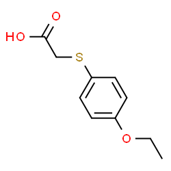 ChemSpider 2D Image | [(4-ethoxyphenyl)thio]acetic acid | C10H12O3S
