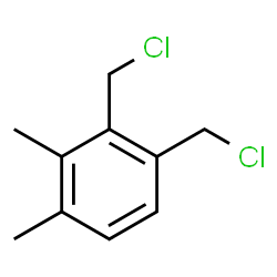 ChemSpider 2D Image | 1,2-Bis(chloromethyl)-3,4-dimethylbenzene | C10H12Cl2