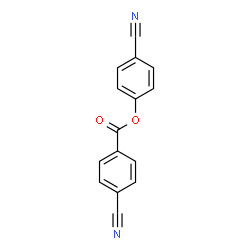 ChemSpider 2D Image | 4-Cyanophenyl 4-cyanobenzoate | C15H8N2O2