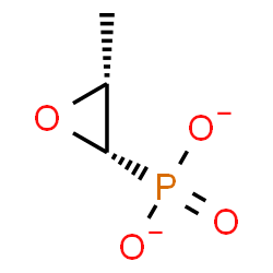 ChemSpider 2D Image | [(2S,3R)-3-Methyl-2-oxiranyl]phosphonate | C3H5O4P