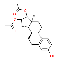 ChemSpider 2D Image | Estriol 16,17-diacetate | C22H28O5