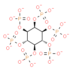 ChemSpider 2D Image | Inositol hexaphosphate | C6H6O24P6