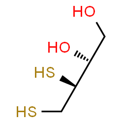 ChemSpider 2D Image | (2R,3S)-3,4-Disulfanyl-1,2-butanediol | C4H10O2S2