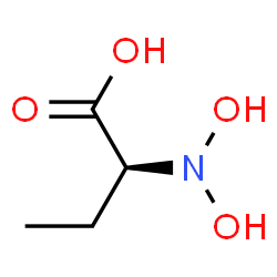 ChemSpider 2D Image | (2S)-2-(Dihydroxyamino)butanoic acid | C4H9NO4