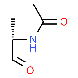 ChemSpider 2D Image | N-[(1S)-1-methyl-2-oxo-ethyl]acetamide | C5H8NO2