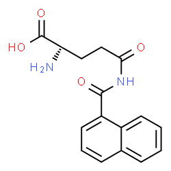 ChemSpider 2D Image | N-1-Naphthoyl-L-glutamine | C16H16N2O4
