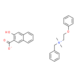 ChemSpider 2D Image | bephenium hydroxynaphthoate | C28H29NO4