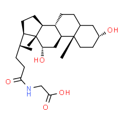 ChemSpider 2D Image | Glycodeoxycholic acid | C26H43NO5
