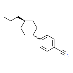 ChemSpider 2D Image | 4-(trans-4-Propylcyclohexyl)benzonitrile | C16H21N