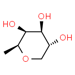 ChemSpider 2D Image | (2S,3S,4S,5R)-2-methyl-2,3,4,5-tetrahydropyran-3,4,5-triol | C6H11O4