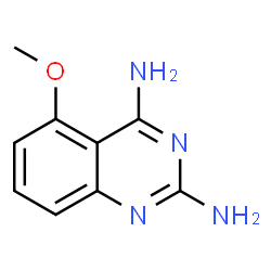 ChemSpider 2D Image | 5-Methoxy-2,4-quinazolinediamine | C9H10N4O