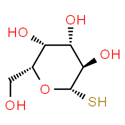 ChemSpider 2D Image | 1-Thio-beta-D-galactopyranose | C6H12O5S