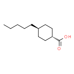 ChemSpider 2D Image | trans-4-Pentylcyclohexanecarboxylic acid | C12H22O2