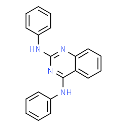 ChemSpider 2D Image | N,N'-Diphenyl-2,4-quinazolinediamine | C20H16N4