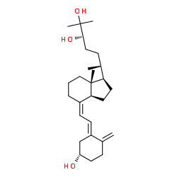 ChemSpider 2D Image | (3S,5E,7Z,24R)-9,10-Secocholesta-5,7,10-triene-3,24,25-triol | C27H44O3