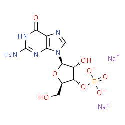 ChemSpider 2D Image | 3'-GMP | C10H12N5Na2O8P