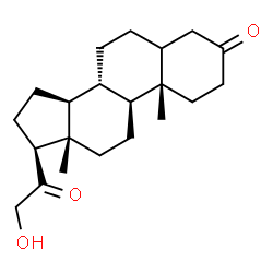 ChemSpider 2D Image | 21-Hydroxypregnane-3,20-dione | C21H32O3