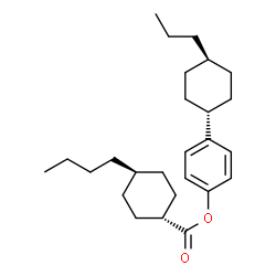 ChemSpider 2D Image | 4-(trans-4-Propylcyclohexyl)phenyl trans-4-butylcyclohexanecarboxylate | C26H40O2