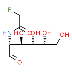ChemSpider 2D Image | 2-Deoxy-2-(fluoroacetamido)-D-glucose | C8H14FNO6