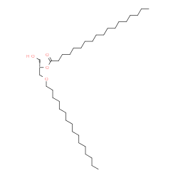 ChemSpider 2D Image | (2S)-1-(Hexadecyloxy)-3-hydroxy-2-propanyl stearate | C37H74O4