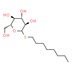 ChemSpider 2D Image | Octyl 1-thio-D-glucopyranoside | C14H28O5S