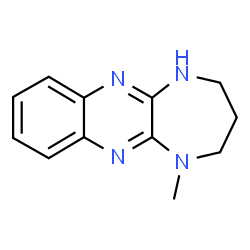 ChemSpider 2D Image | 1-Methyl-2,3,4,5-tetrahydro-1H-[1,4]diazepino[2,3-b]quinoxaline | C12H14N4