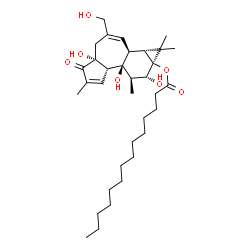 ChemSpider 2D Image | Phorbol 13-myristate | C34H54O7