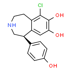 ChemSpider 2D Image | (-)-SKF-82526 | C16H16ClNO3