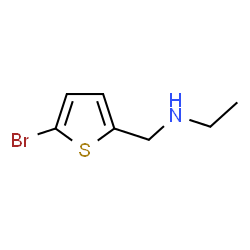 ChemSpider 2D Image | N-[(5-Bromo-2-thienyl)methyl]ethanamine | C7H10BrNS