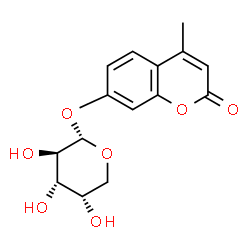 ChemSpider 2D Image | 4-methylumbelliferyl alpha-L-arabinoside | C15H16O7