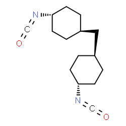 ChemSpider 2D Image | trans,trans-4,4'-Diisocyanatodicyclohexylmethane | C15H22N2O2