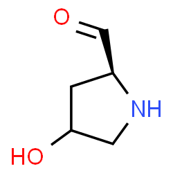 ChemSpider 2D Image | [(2S)-4-hydroxypyrrolidin-2-yl]methanone | C5H8NO2