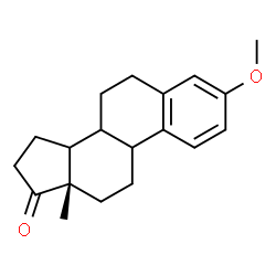 ChemSpider 2D Image | (8xi,9xi,14xi)-3-Methoxyestra-1,3,5(10)-trien-17-one | C19H24O2