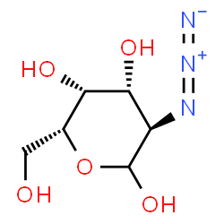 ChemSpider 2D Image | 2-Azido-2-deoxy-D-galactose | C6H11N3O5