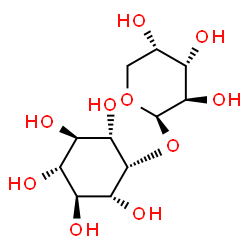 ChemSpider 2D Image | (1s,2R,3S,4S,5R,6S)-2,3,4,5,6-Pentahydroxycyclohexyl beta-L-arabinopyranoside | C11H20O10