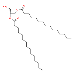 ChemSpider 2D Image | DG(15:0/15:0/0:0) | C33H64O5