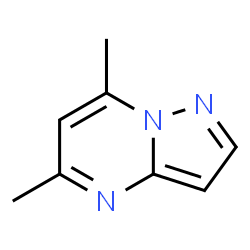 ChemSpider 2D Image | 5,7-dimethylpyrazolo[1,5-a]pyrimidine | C8H9N3