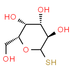 ChemSpider 2D Image | 1-Thio-D-galactopyranose | C6H12O5S