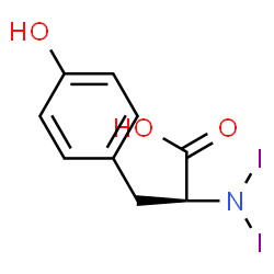 ChemSpider 2D Image | L-Diiodotyrosine | C9H9I2NO3