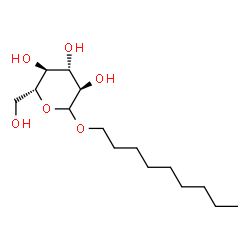 ChemSpider 2D Image | Nonyl D-glucopyranoside | C15H30O6