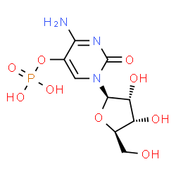 ChemSpider 2D Image | Cytidine5-monophosphate | C9H14N3O9P